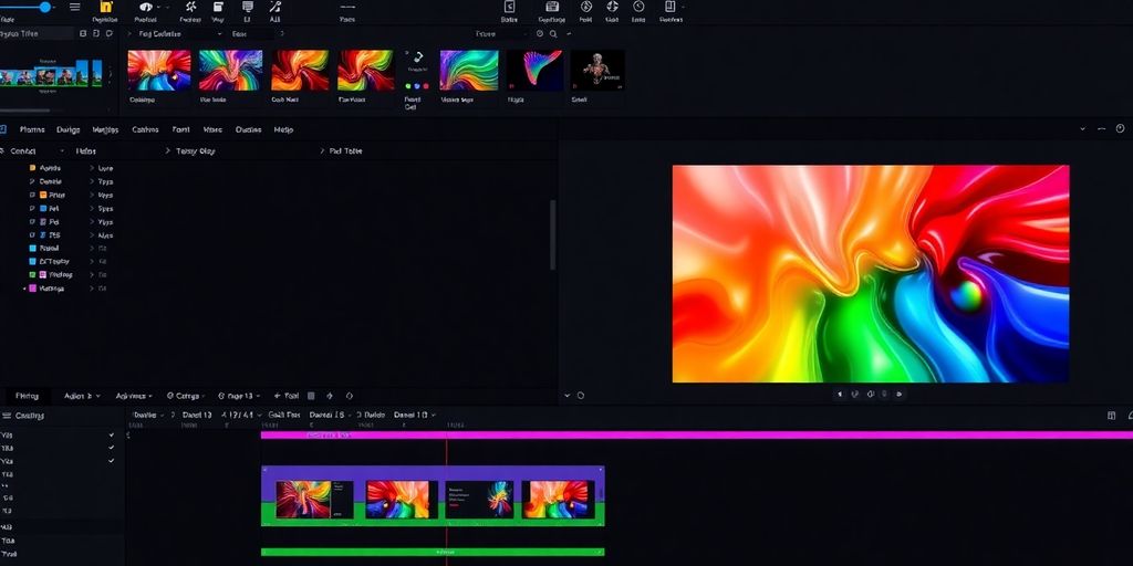 Screenshot of DaVinci Resolve 18 video editing interface.